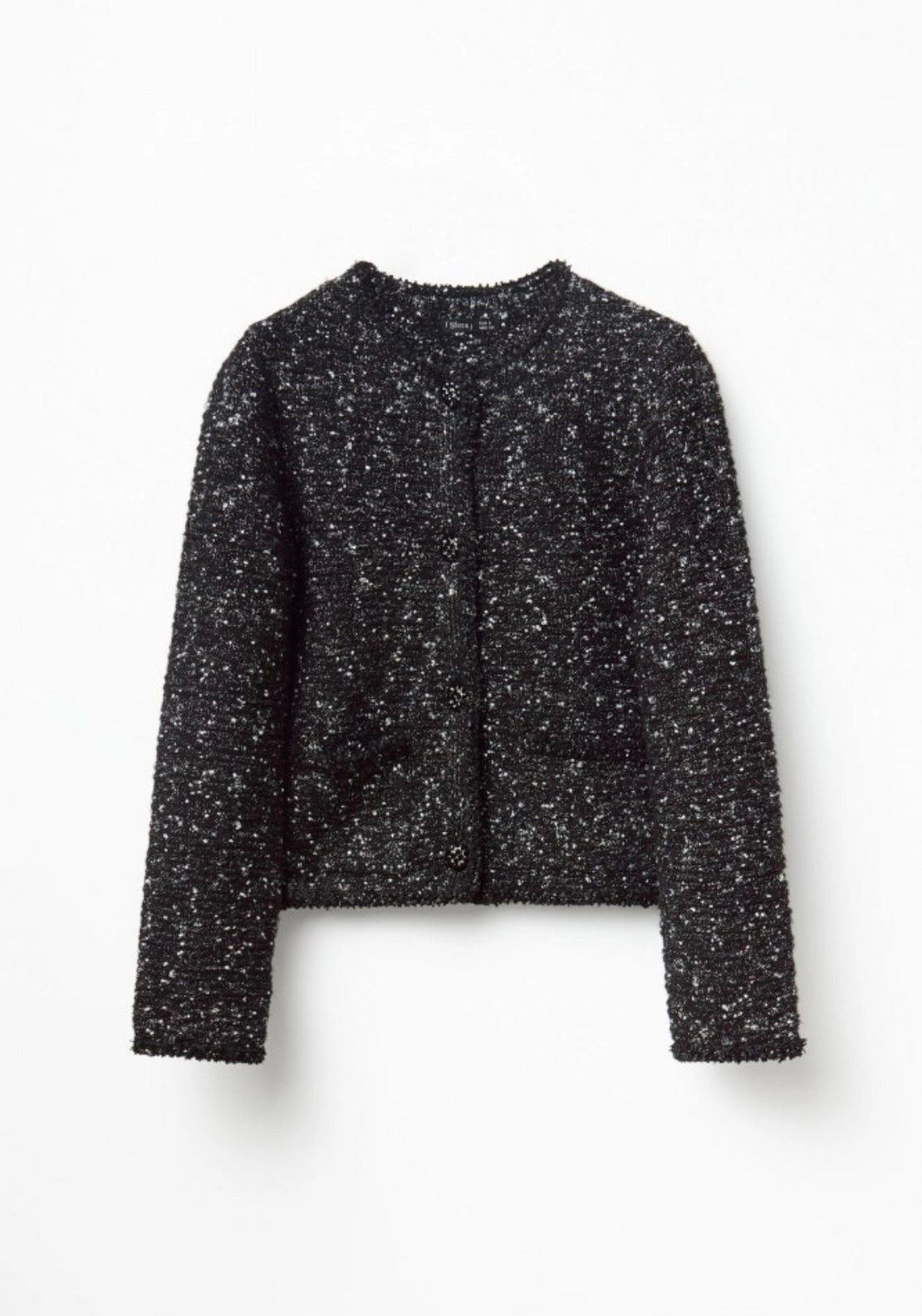Sparkly Tweed Jacket - Black