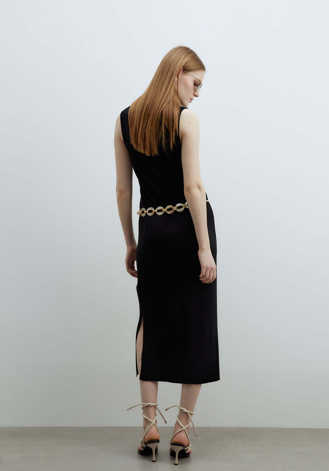 Sfera Midi Dress - Black 2 Shaws Department Stores