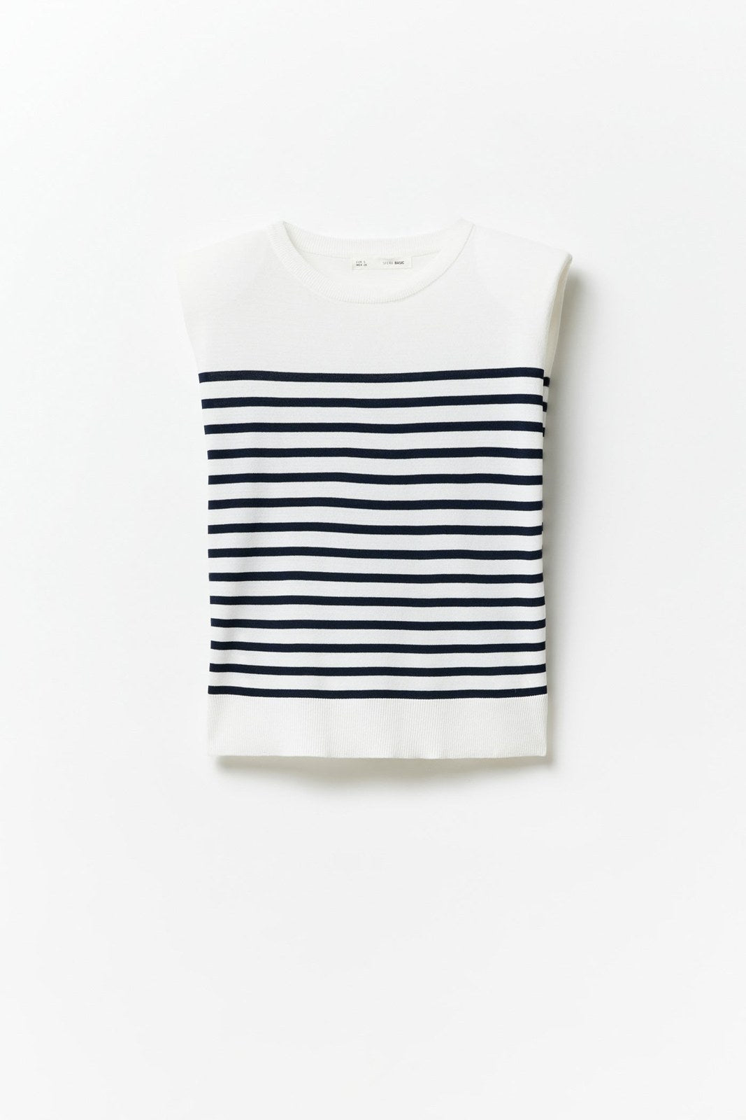 Sfera Stripes sleeveless top - White 6 Shaws Department Stores