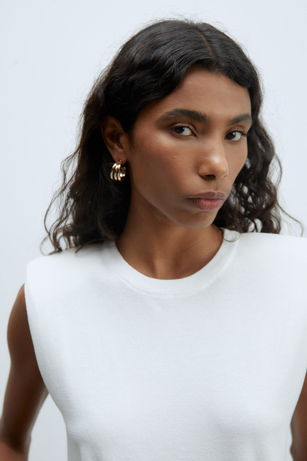Sfera Shoulder pads plain top - White 3 Shaws Department Stores