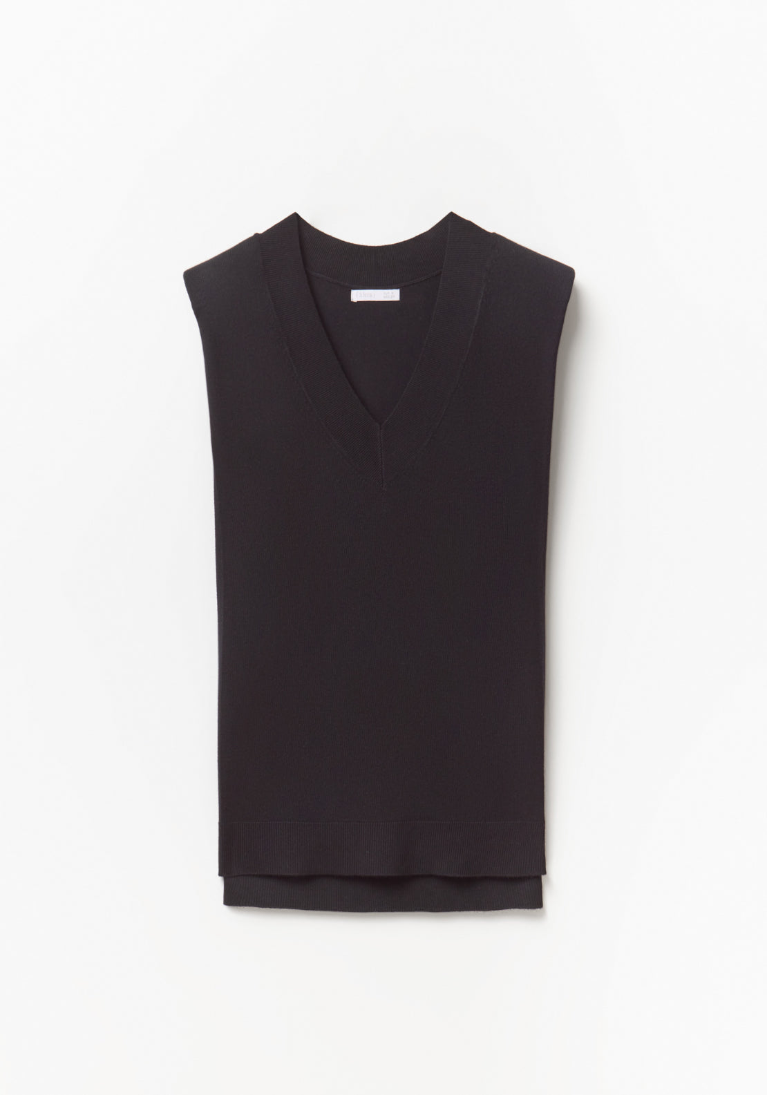 Plain Knit Top - Black