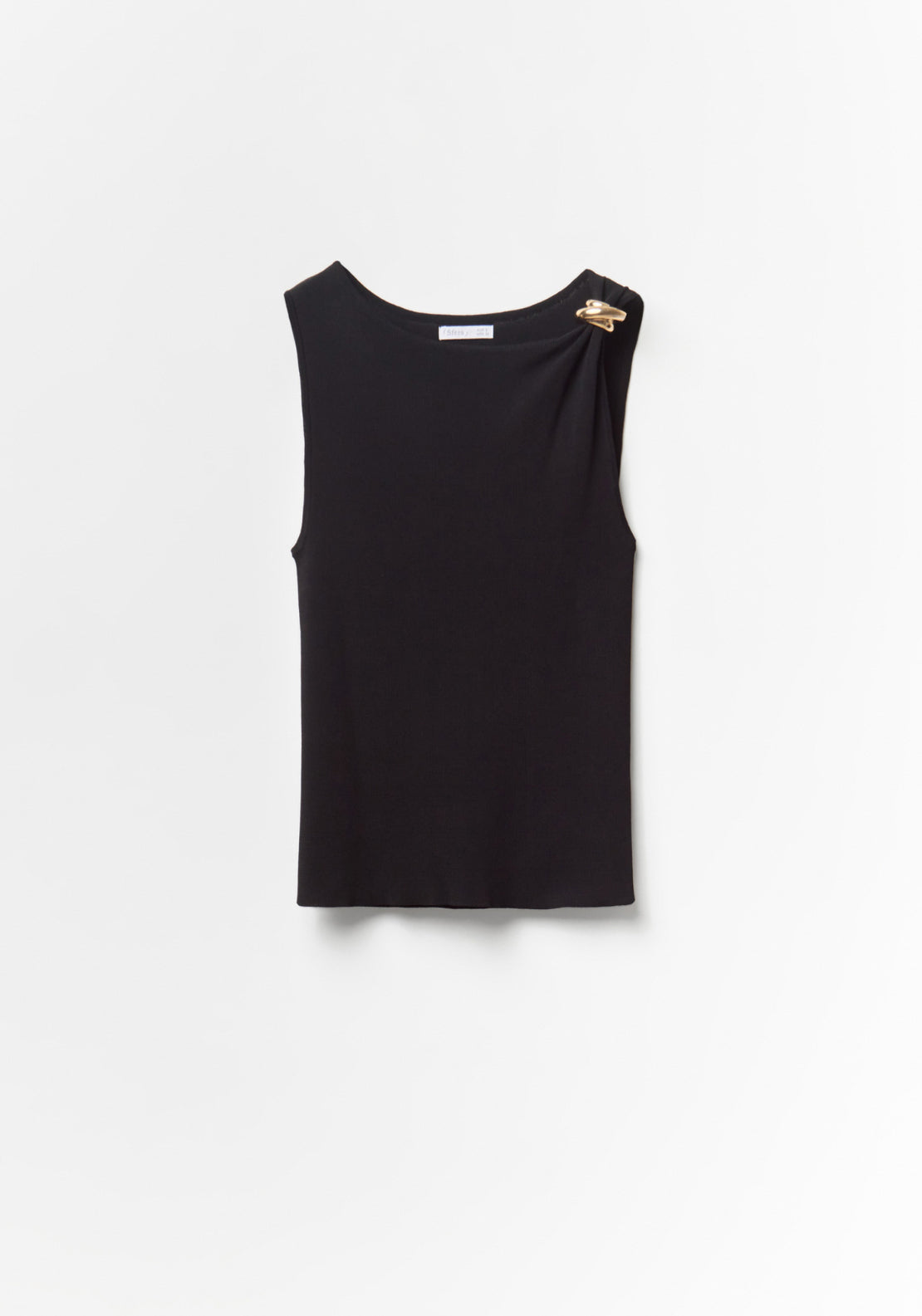 Metallic Hardware Top - Black