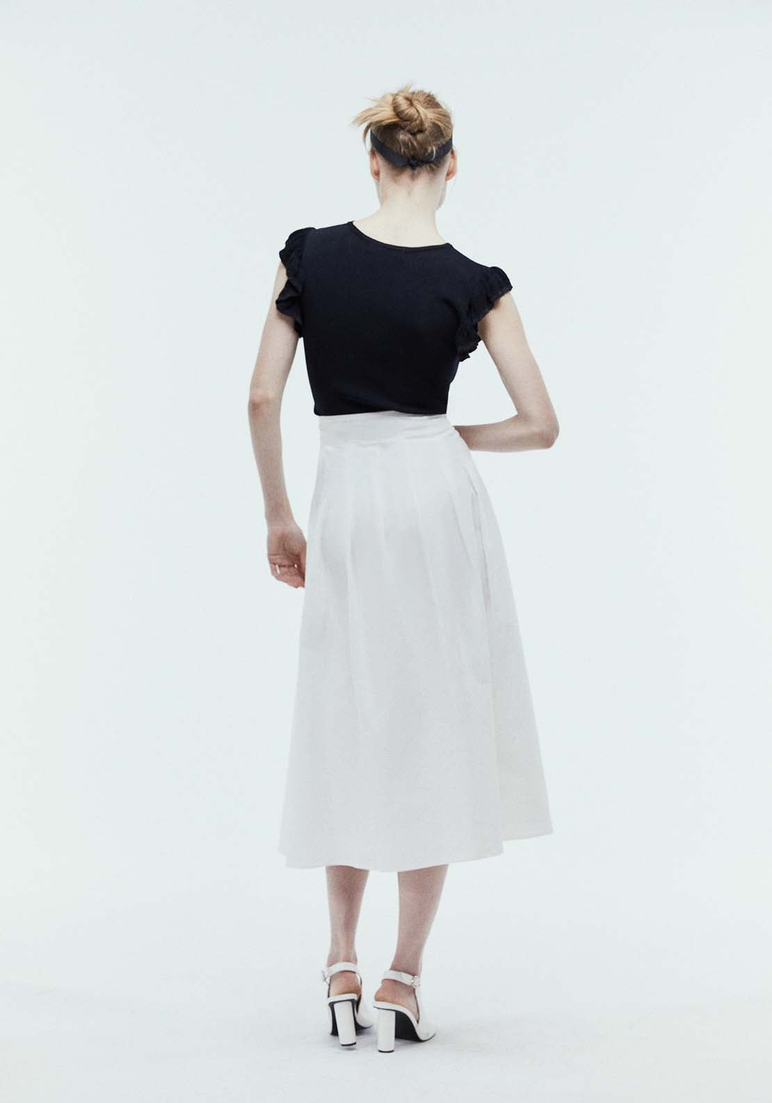 Sfera Ruffled sleeves top 3 Shaws Department Stores