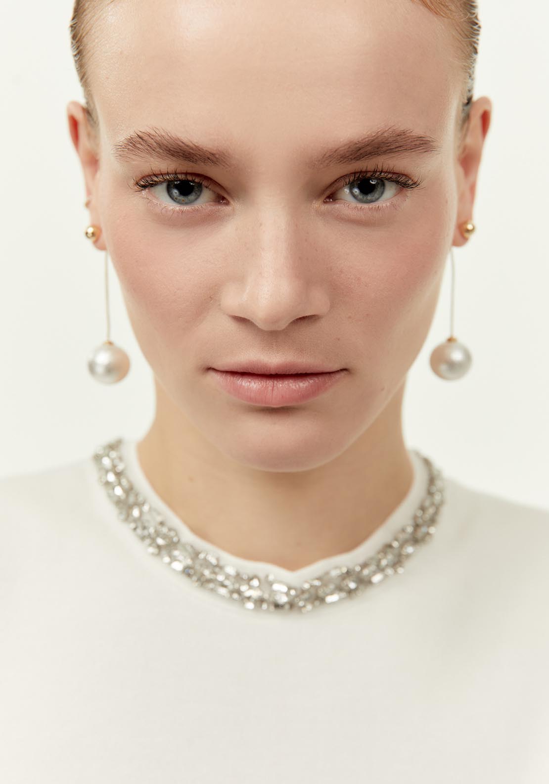 Sfera Round-neck top - White 2 Shaws Department Stores