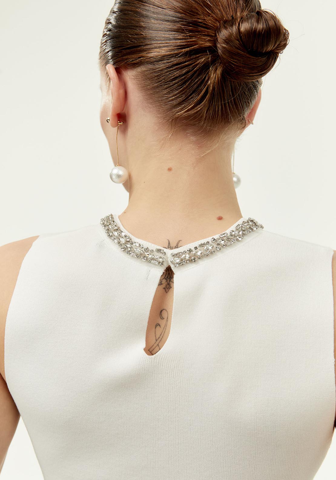 Sfera Round-neck top - White 6 Shaws Department Stores
