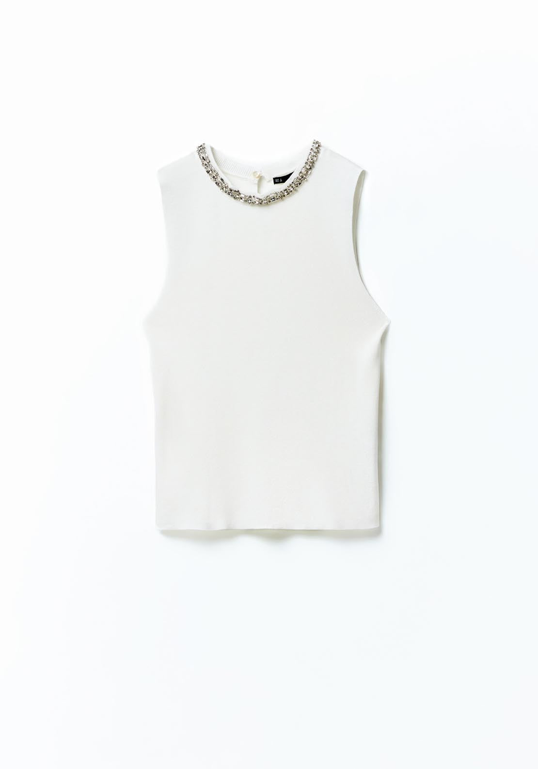 Sfera Round-neck top - White 8 Shaws Department Stores