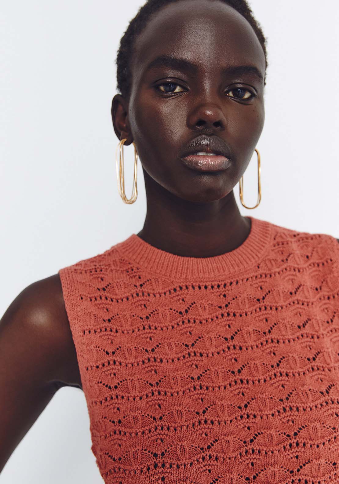 Sfera Tassels Top - Coral 4 Shaws Department Stores