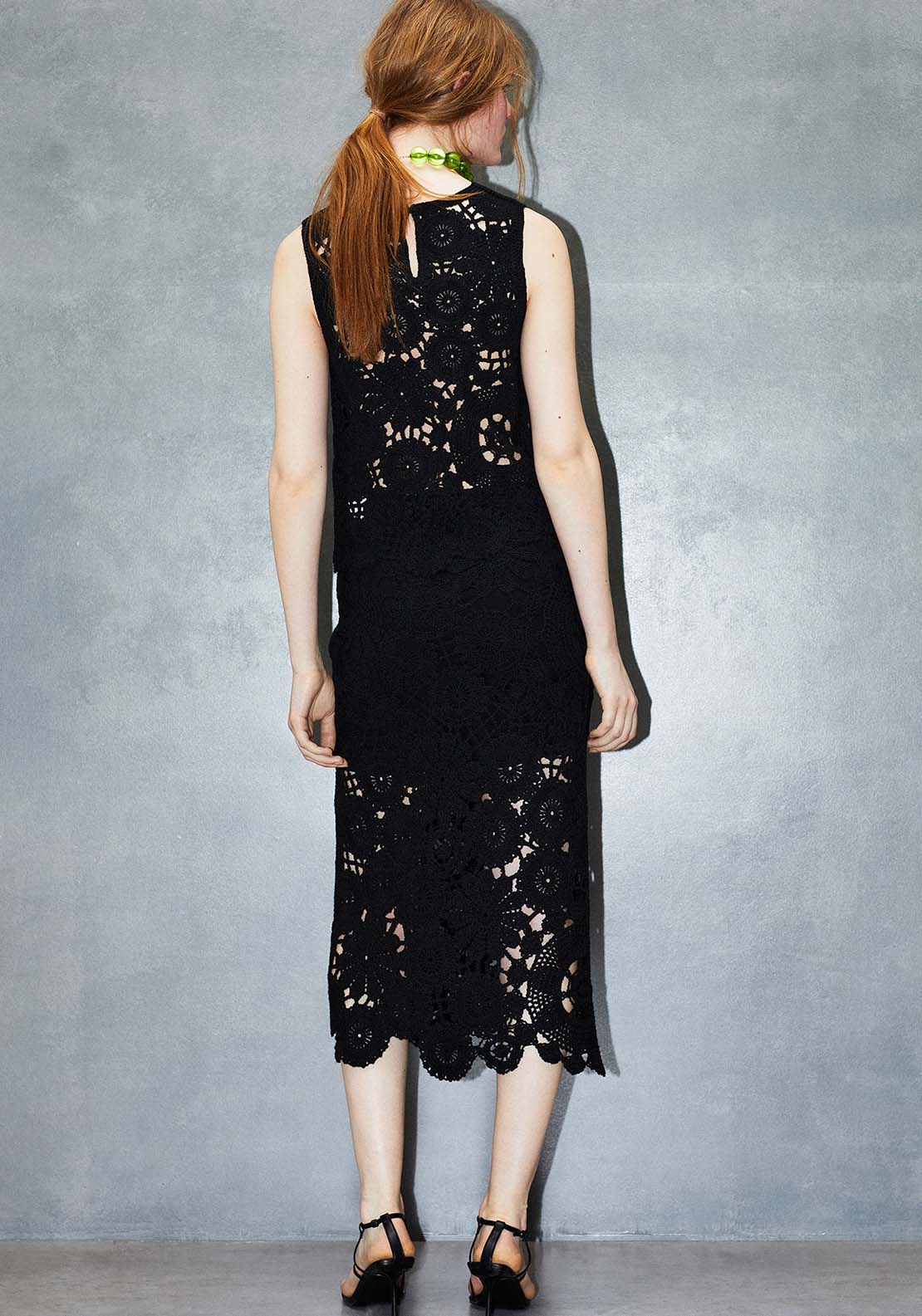 Sfera Crochet Top - Black 5 Shaws Department Stores