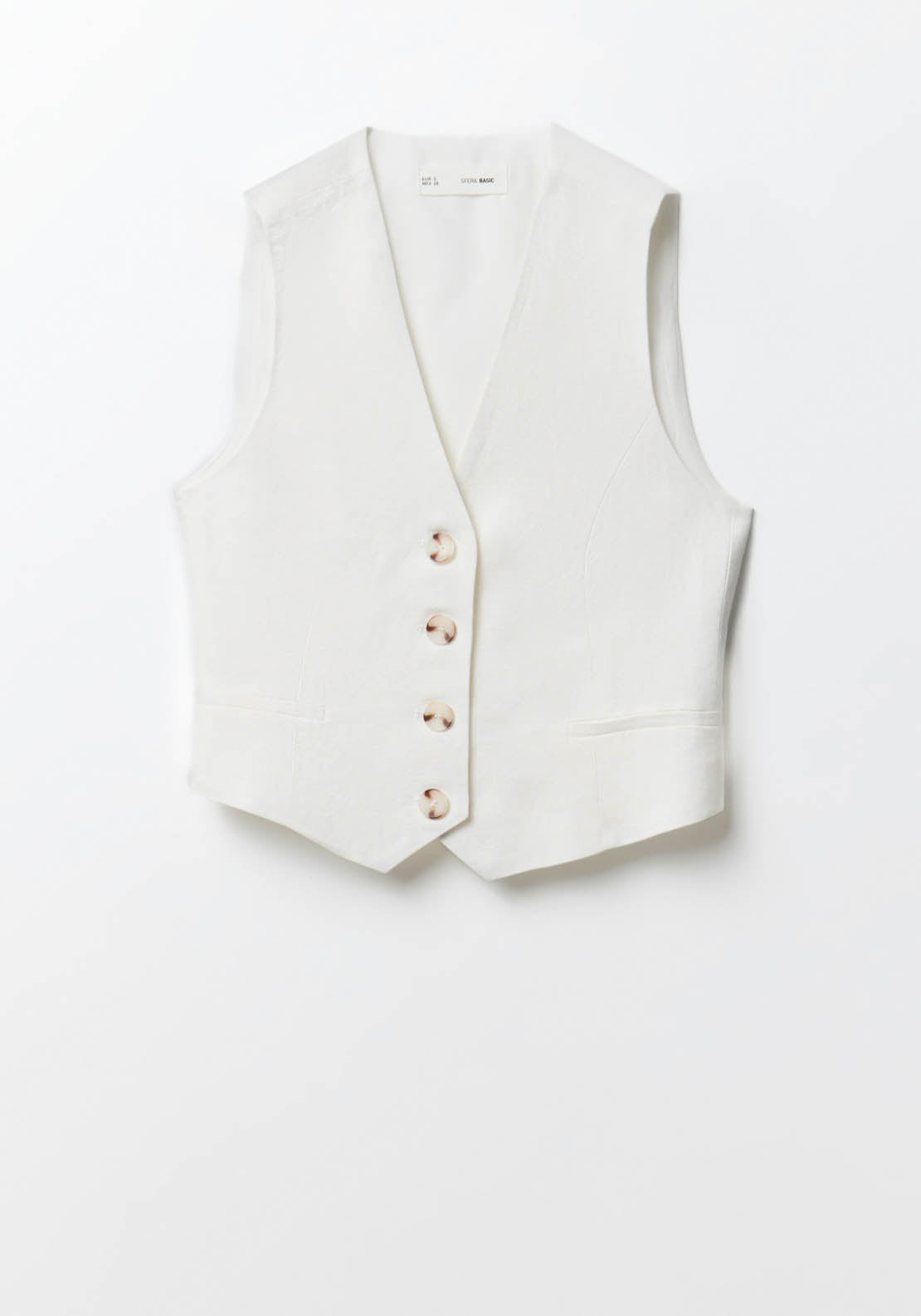 Sfera Plain Knit Top - White 7 Shaws Department Stores