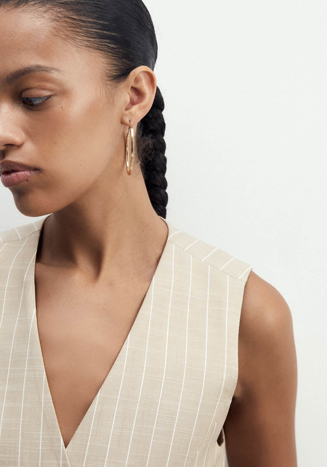Sfera Shoulder Pads Plain Top - Print Camel 3 Shaws Department Stores