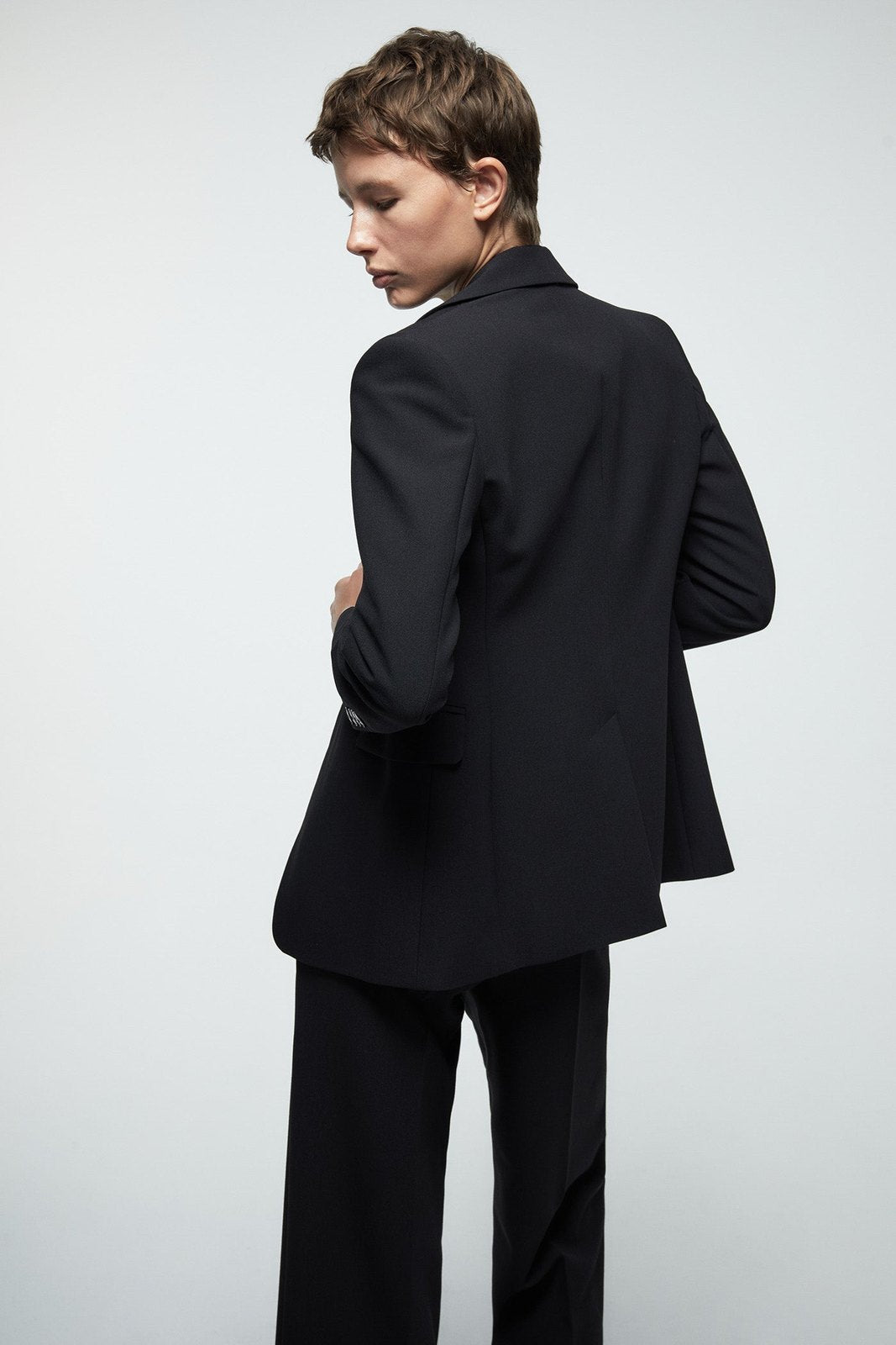 Plain Blazer - Black