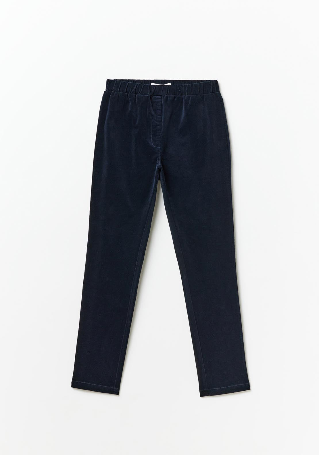 Sfera Micro-corduroy leggings - Navy 7 Shaws Department Stores