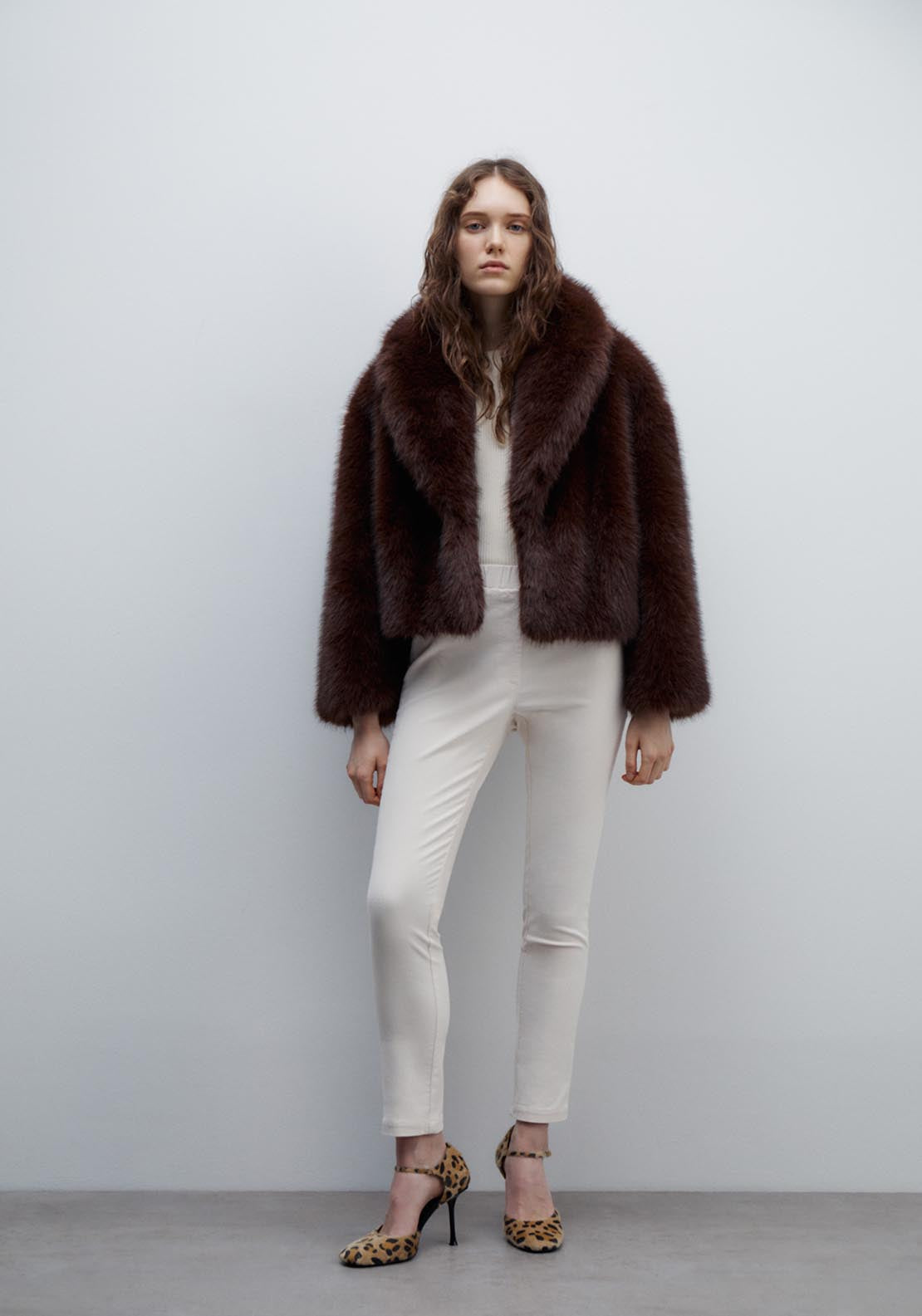 Sfera Micro-corduroy leggings - Off White 2 Shaws Department Stores