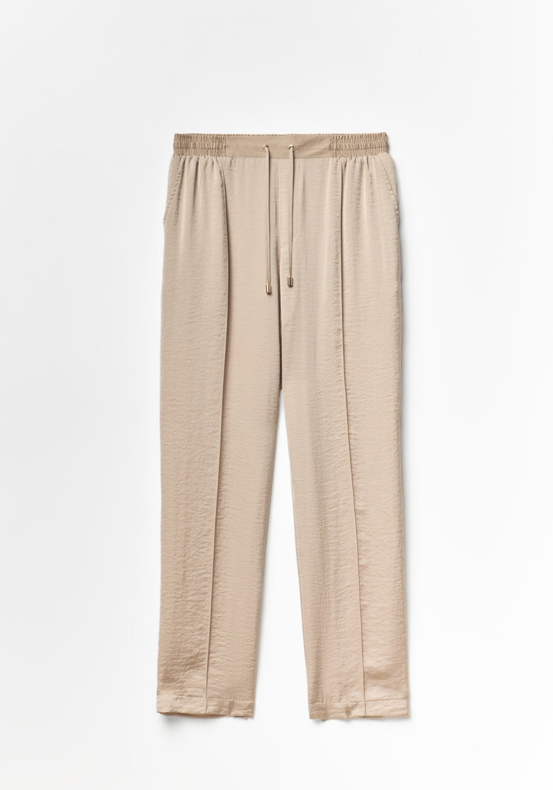 Elastic Loose Fit Trousers - Grey
