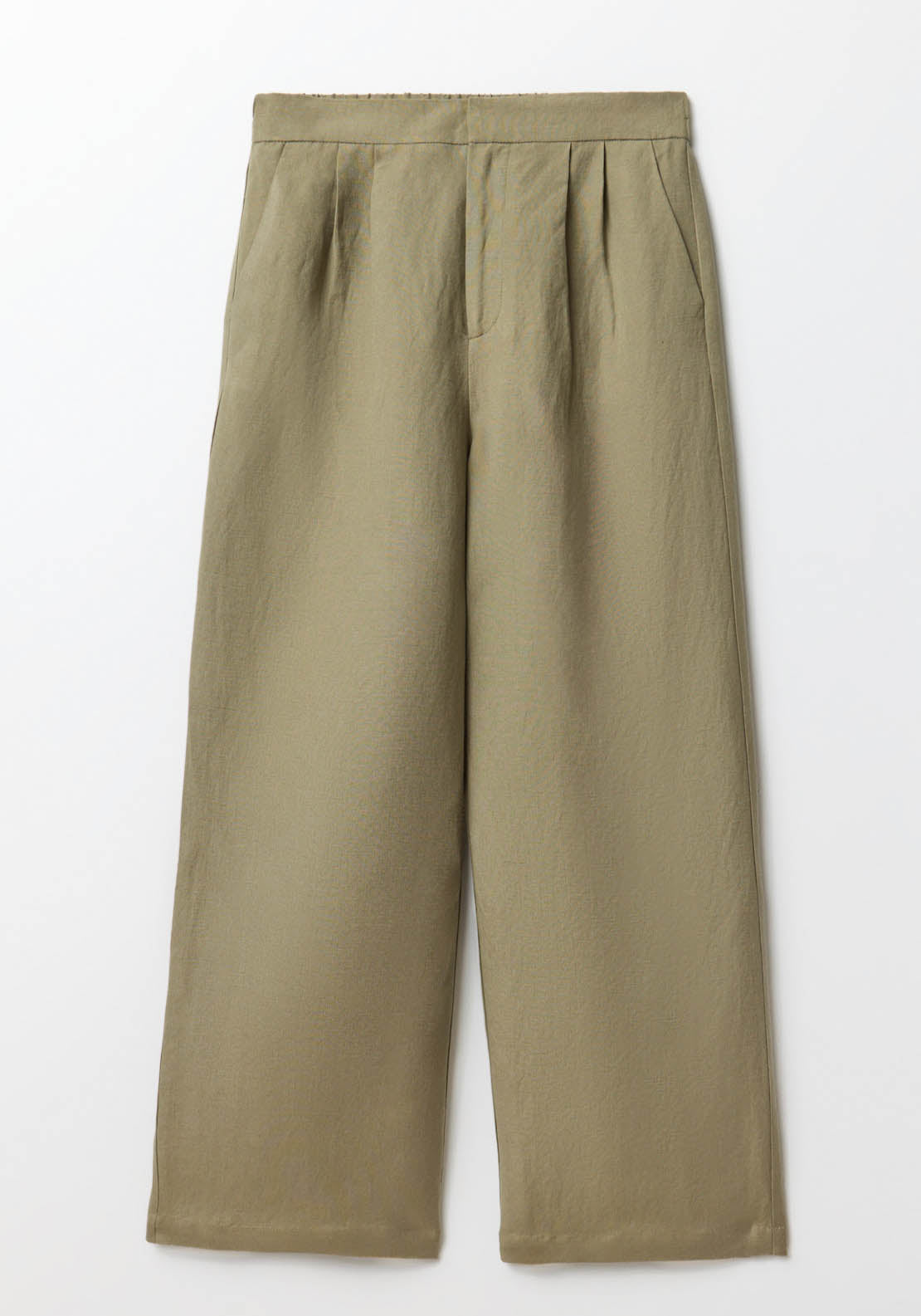 Sfera Formal Linen Trousers - Khaki 7 Shaws Department Stores