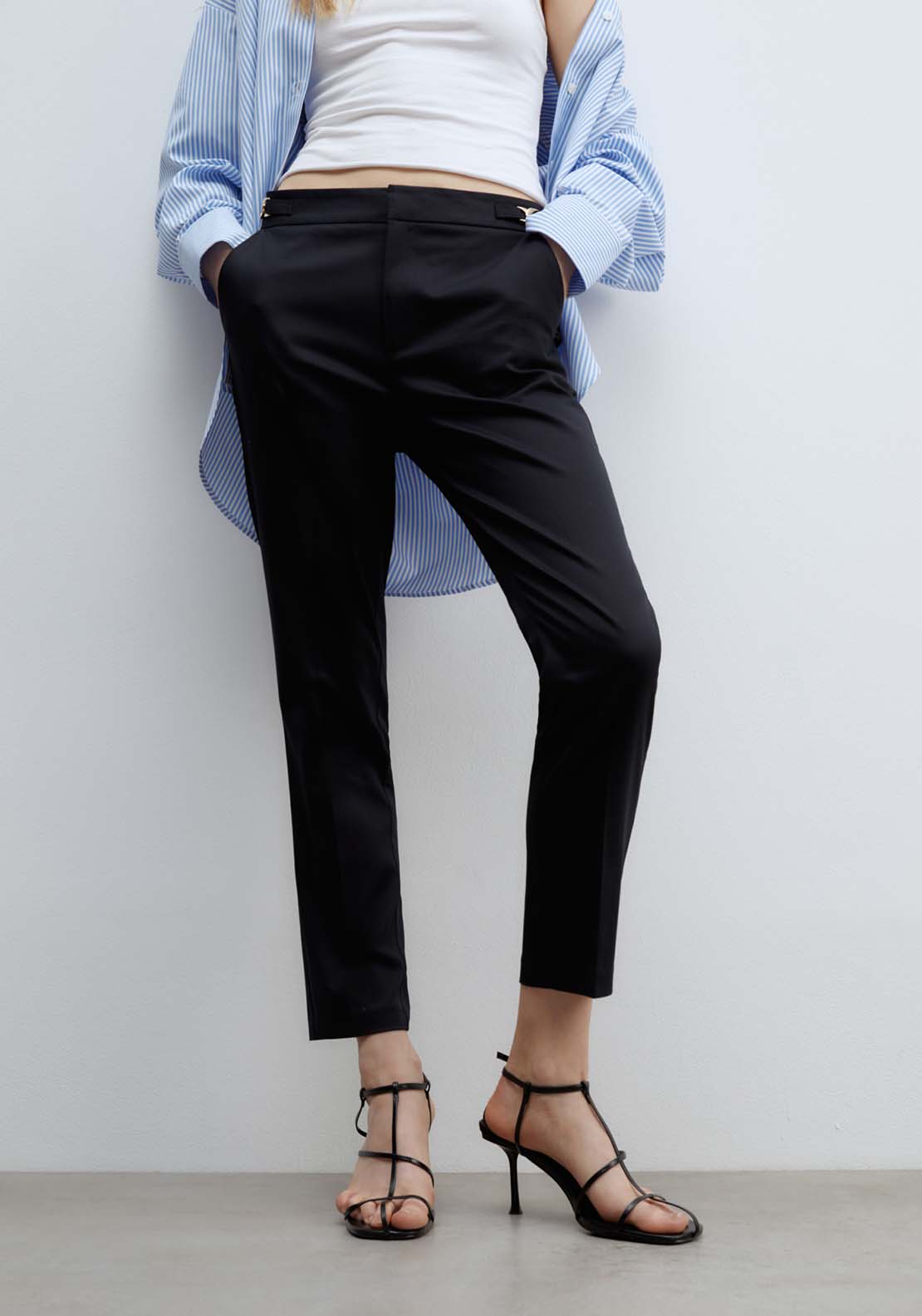 Sfera Capri trousers - Black 1 Shaws Department Stores