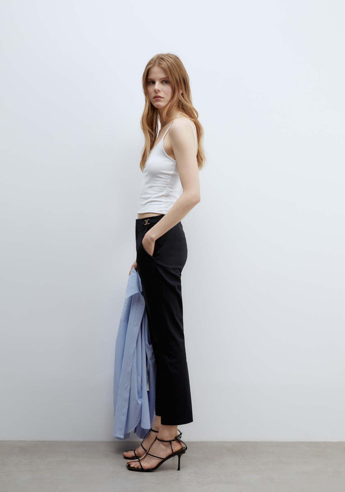 Sfera Capri trousers - Black 3 Shaws Department Stores