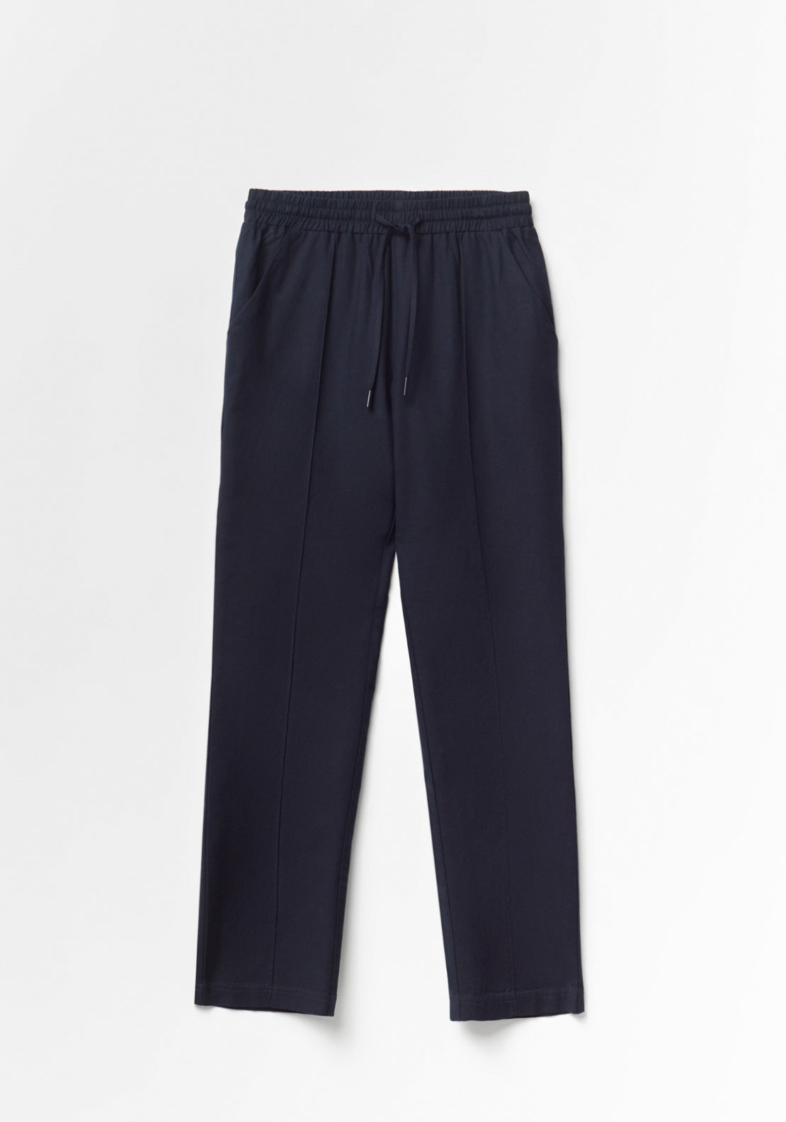 Loose-Fit Linen Trousers - Blue