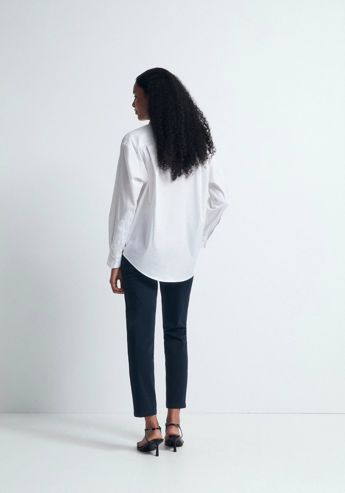 Belted Chino Trousers - Blue