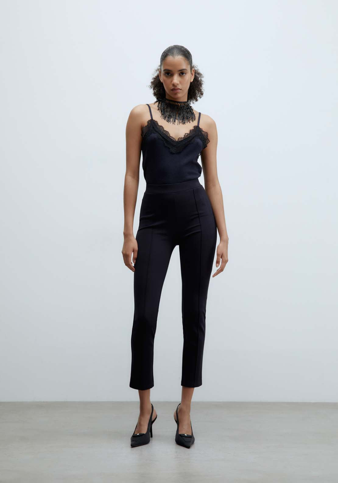 Sfera Ponte Di Roma Leggings - Navy 4 Shaws Department Stores