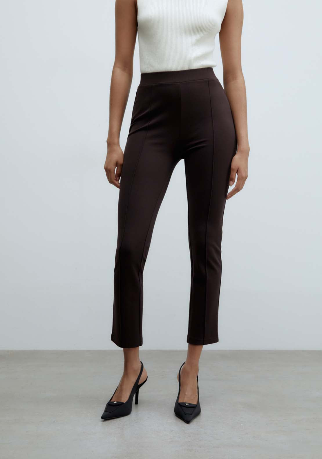 Sfera Ponte di roma leggings - Chocolate 1 Shaws Department Stores