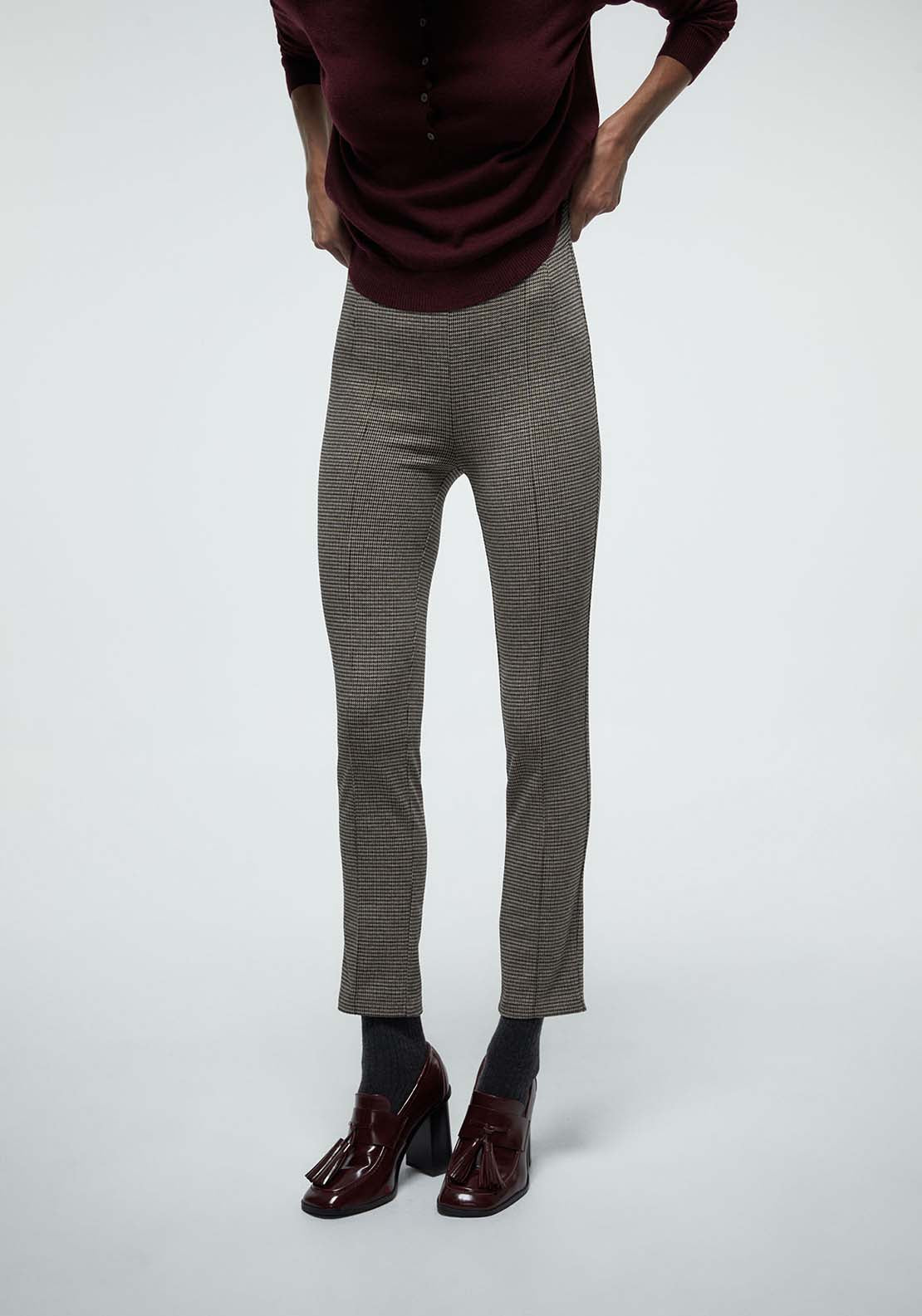 Fancy Leggings - Brown
