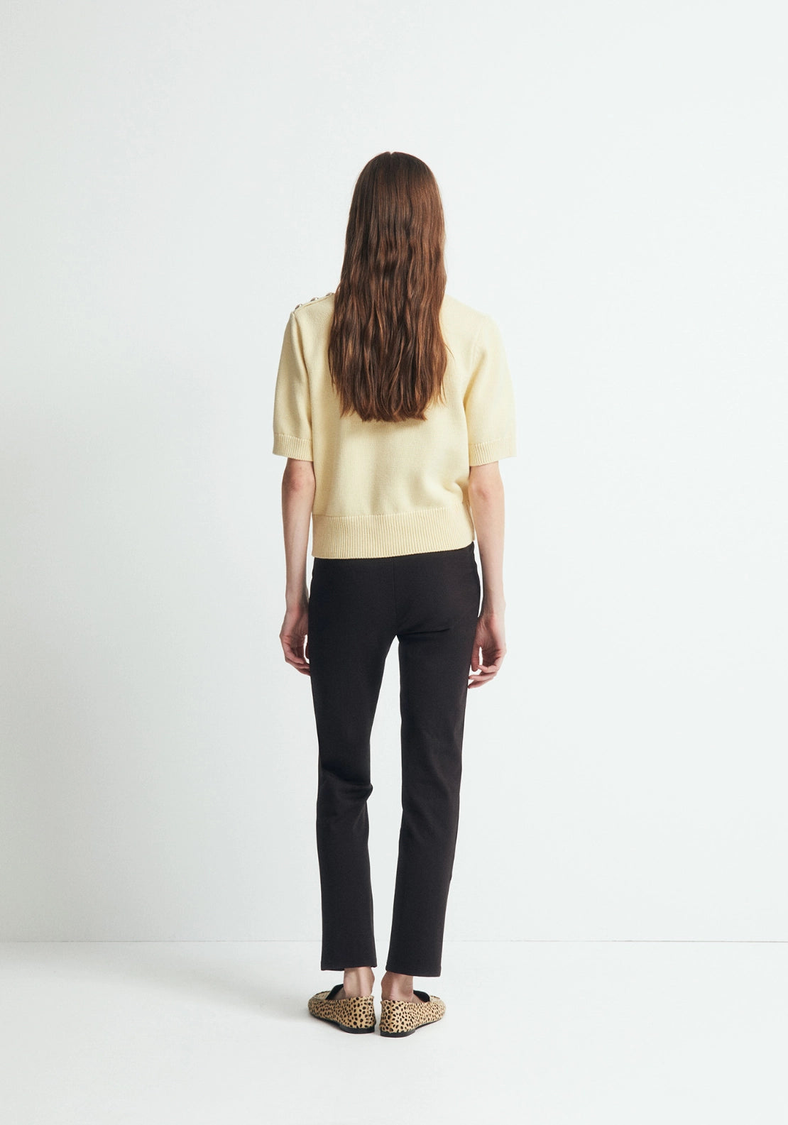 Straight Ponte Leggings - Black
