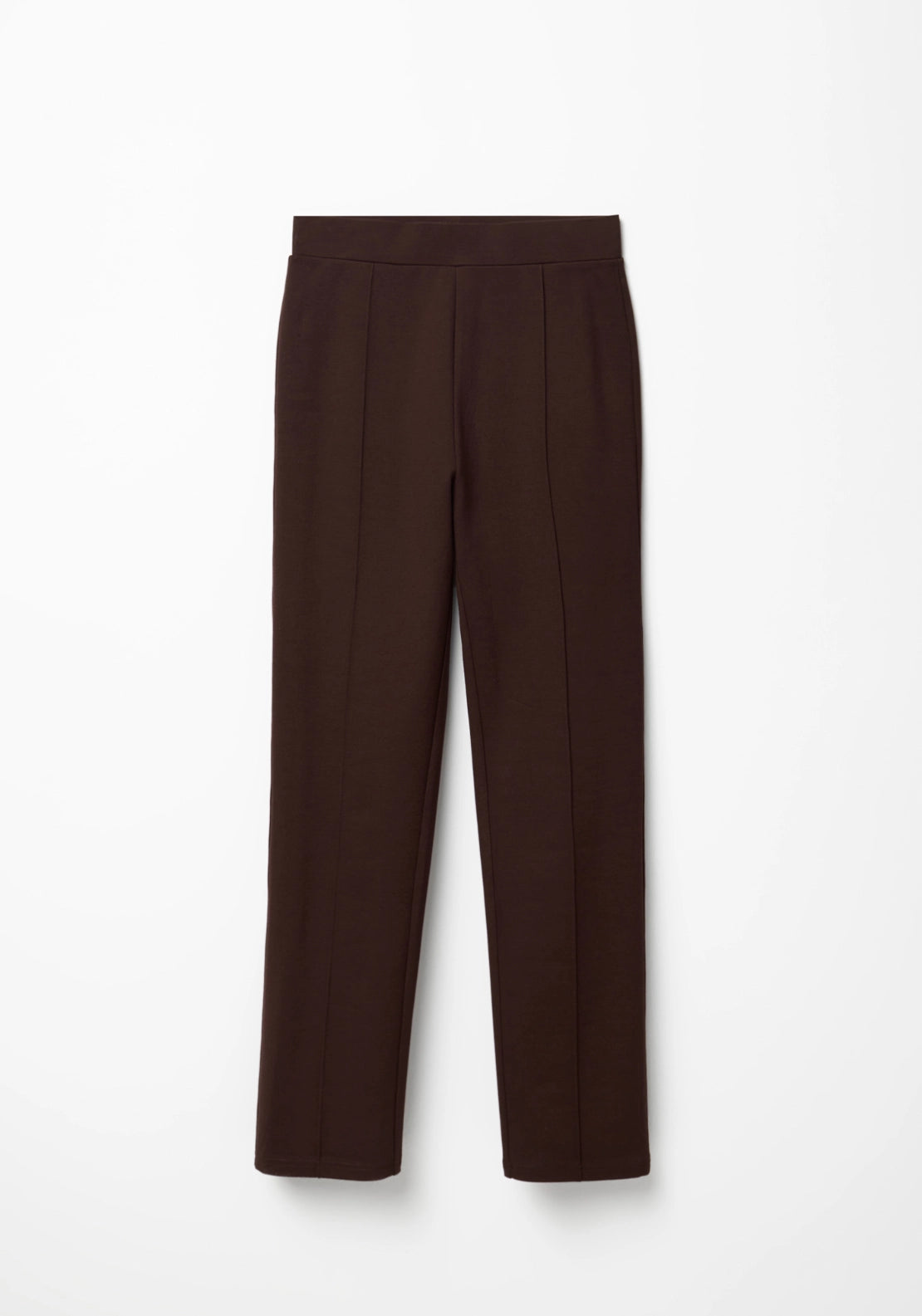 Straight Ponte Leggings - Brown