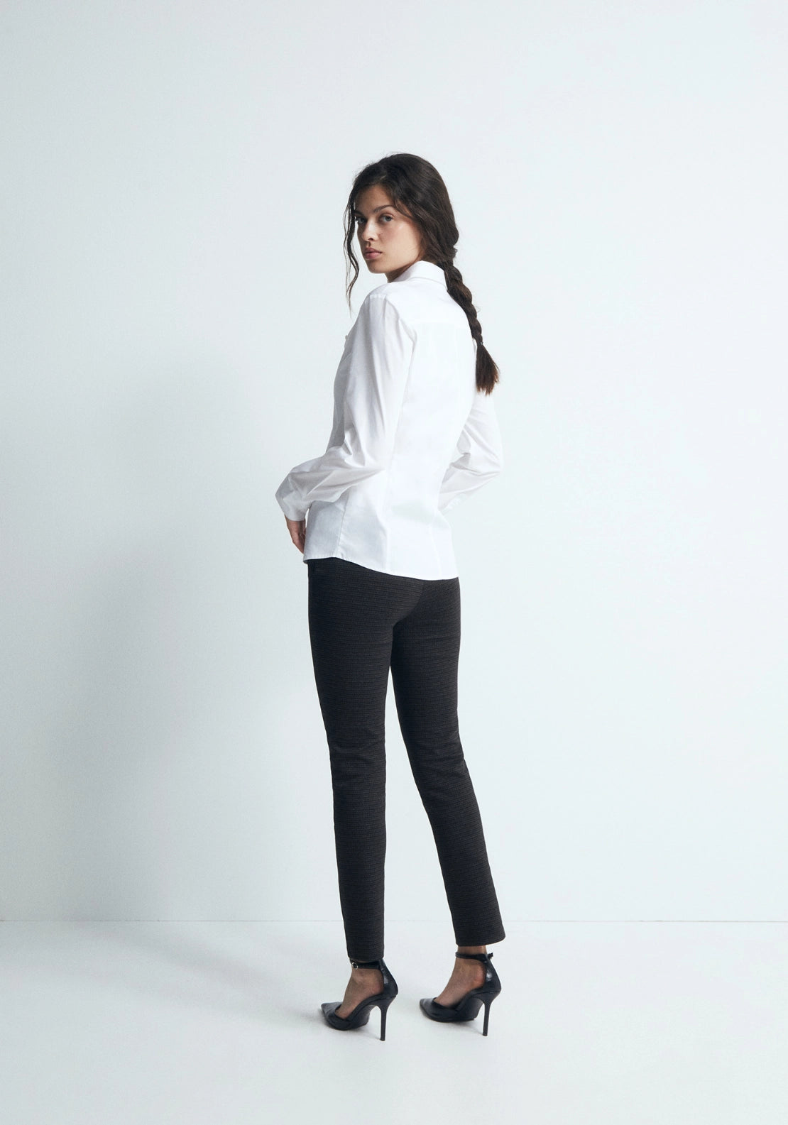 Tailored Leggings - Brown