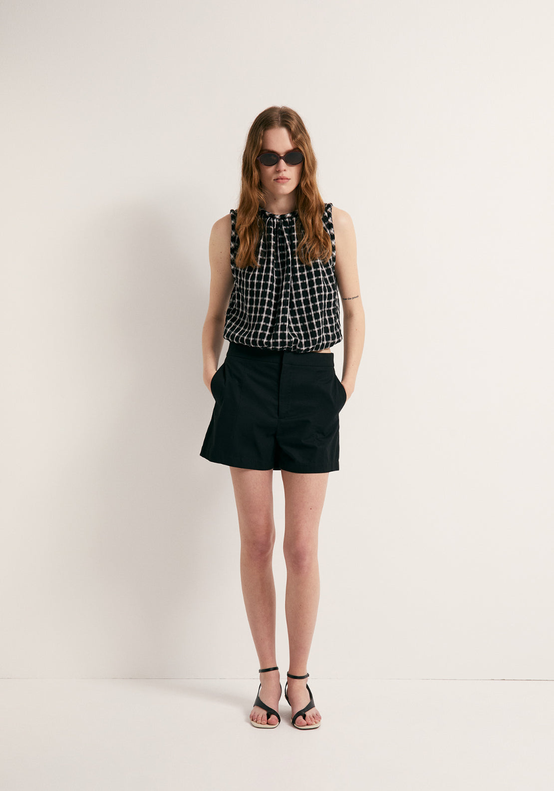 High Waist Basic Shorts - Black