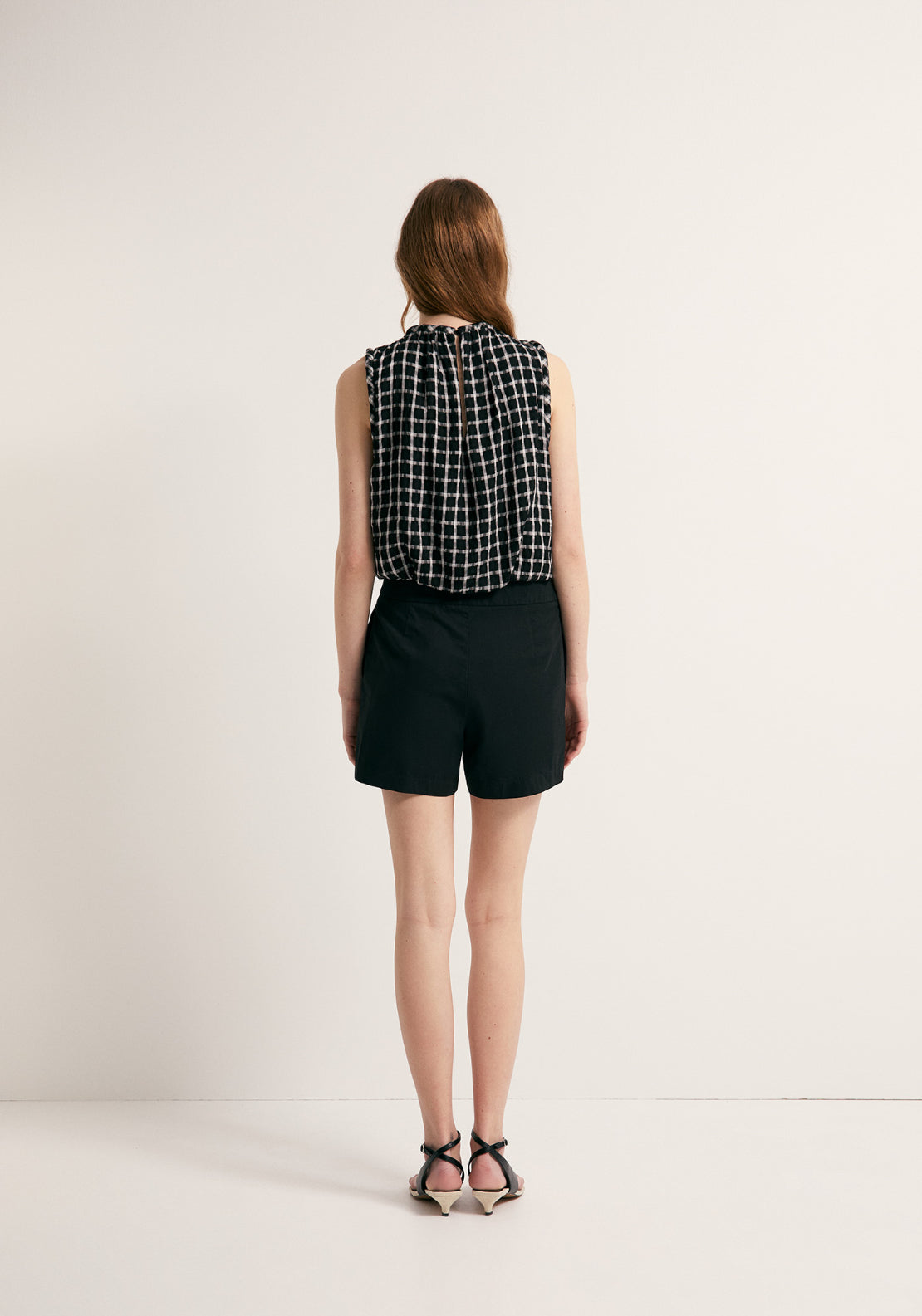 High Waist Basic Shorts - Black