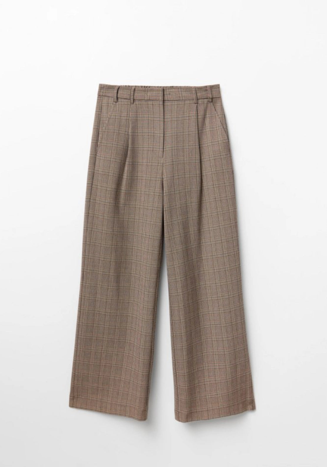 Pleated Elasticated Trousers - Orange