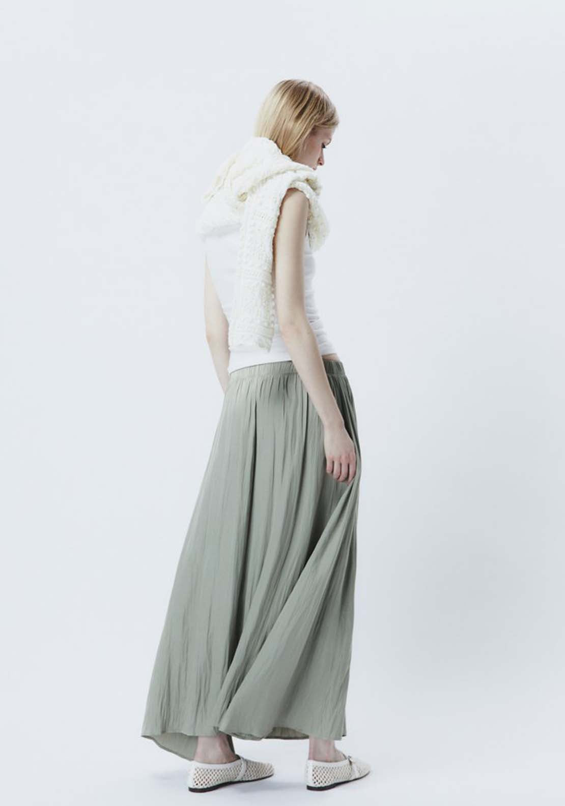 Sfera Wrinkled Midi Skirt 3 Shaws Department Stores