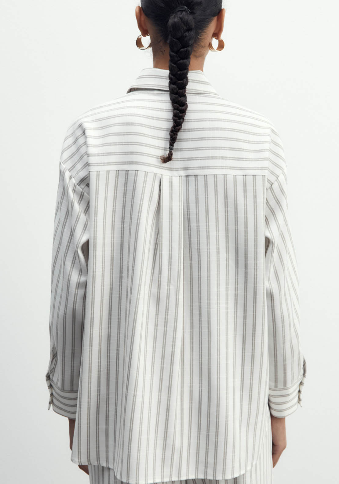 Sfera Striped Shirt - Camel 5 Shaws Department Stores