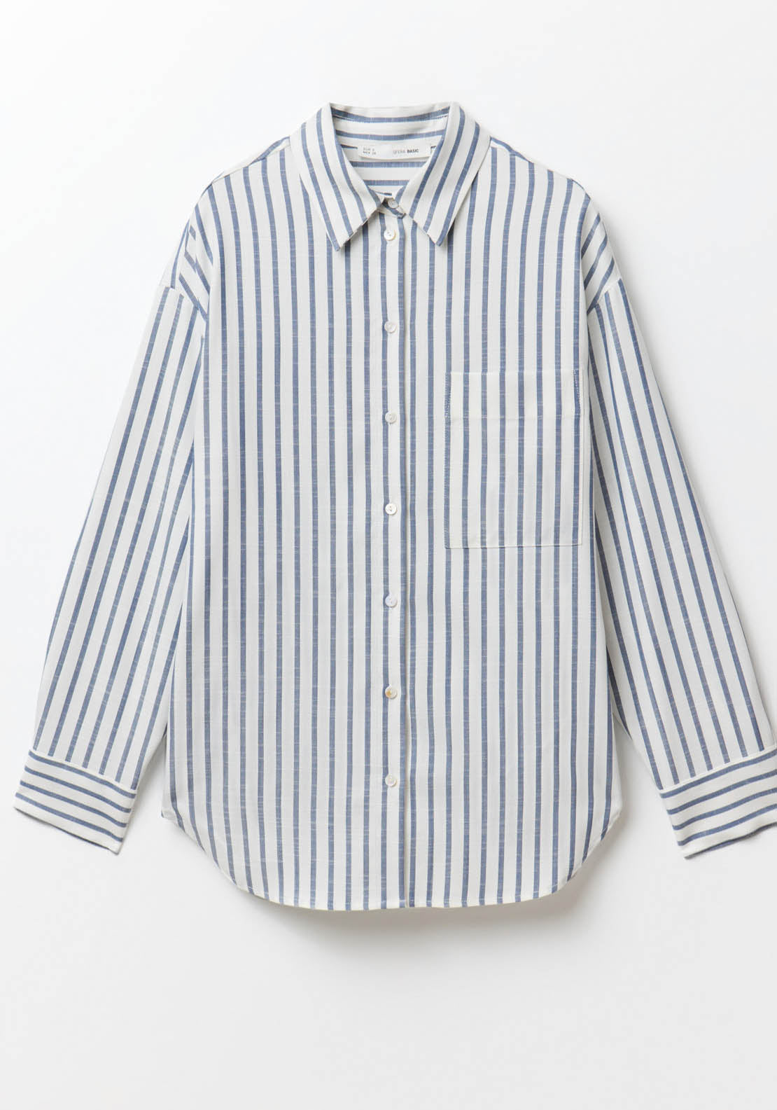 Sfera Striped Shirt - Navy 6 Shaws Department Stores