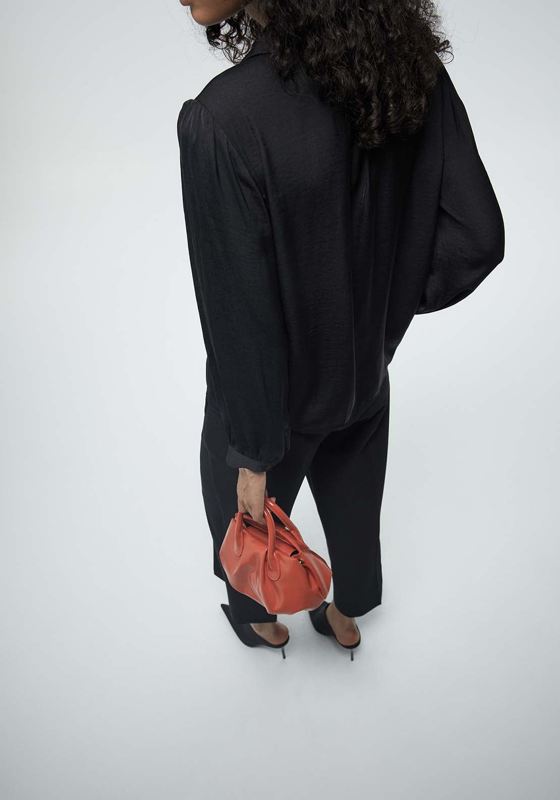 Buttons Blouse - Black