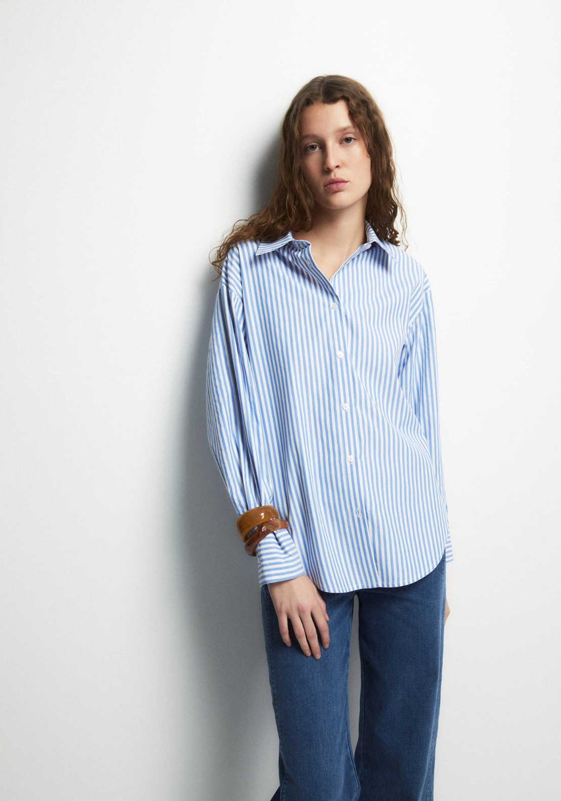 Basic Striped Shirt - Blue