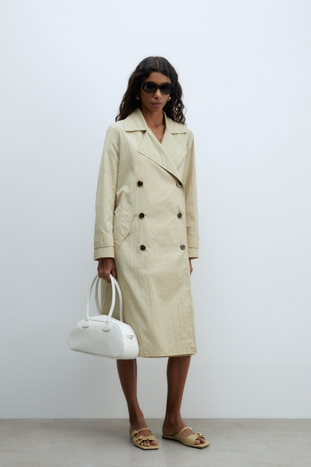 Sfera Lightweight trench coat - Beige 5 Shaws Department Stores