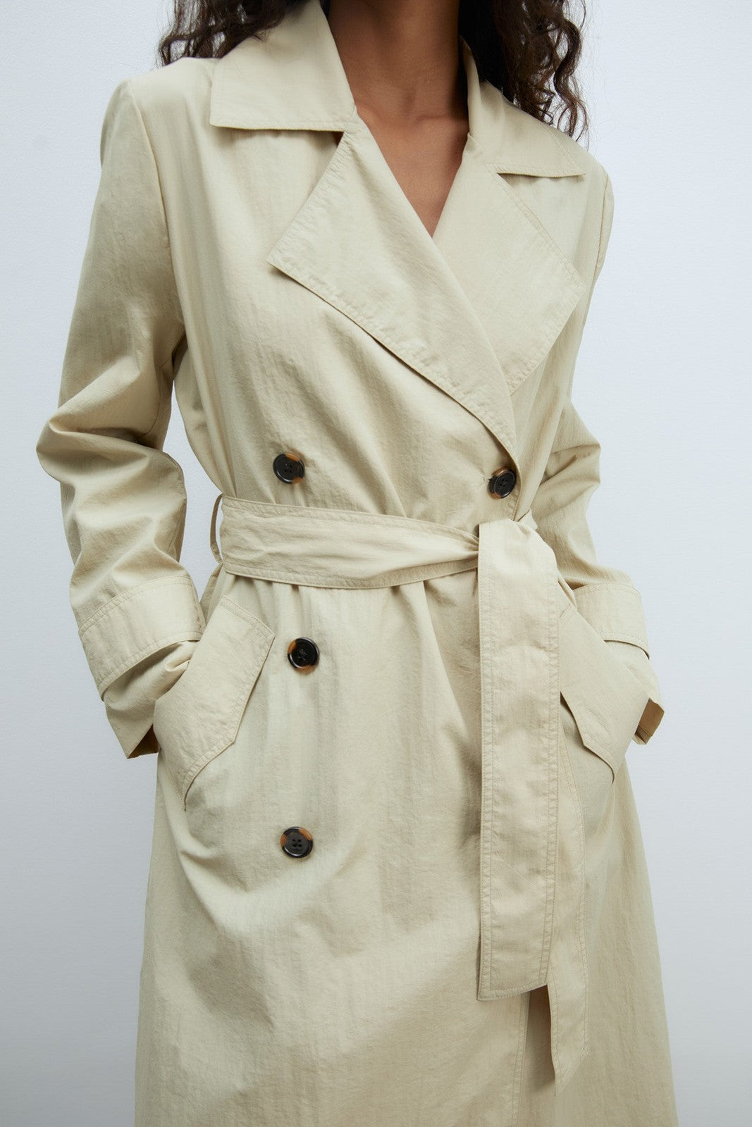 Sfera Lightweight trench coat - Beige 6 Shaws Department Stores