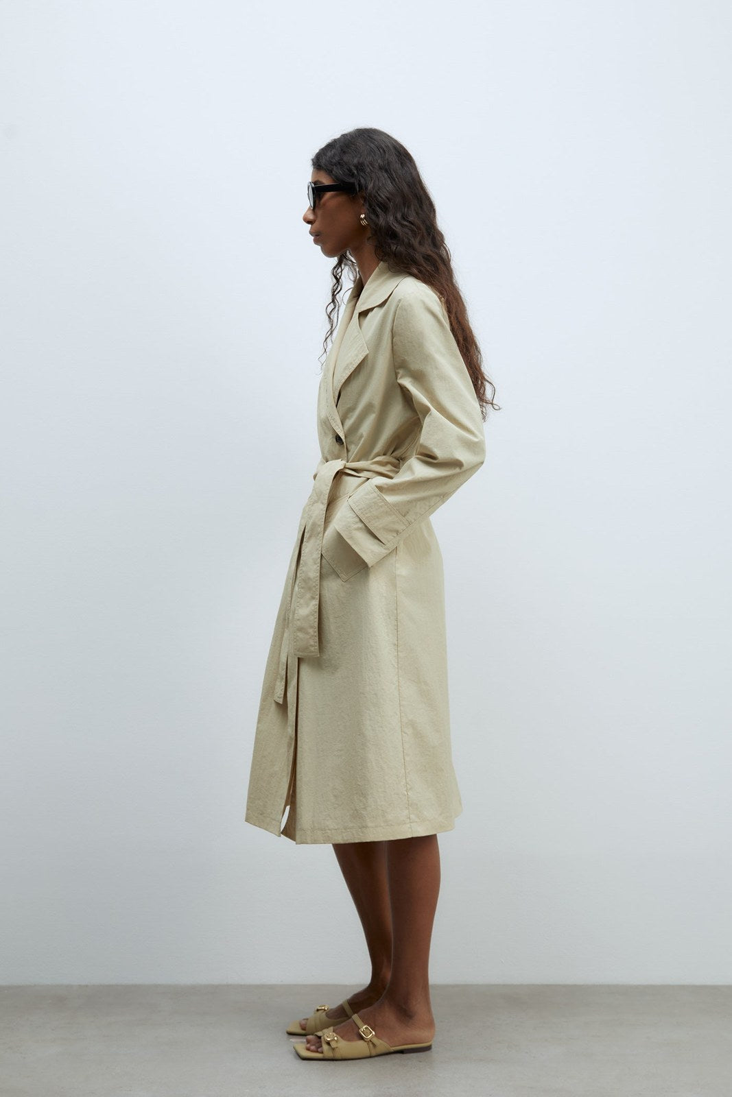 Sfera Lightweight trench coat - Beige 7 Shaws Department Stores