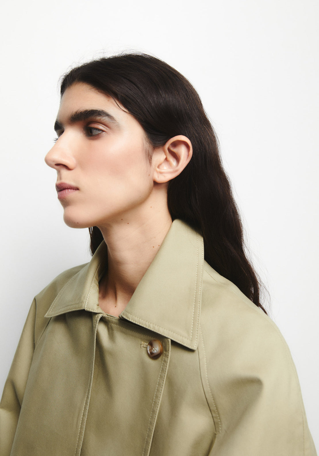 Short Trench Coat - Beige