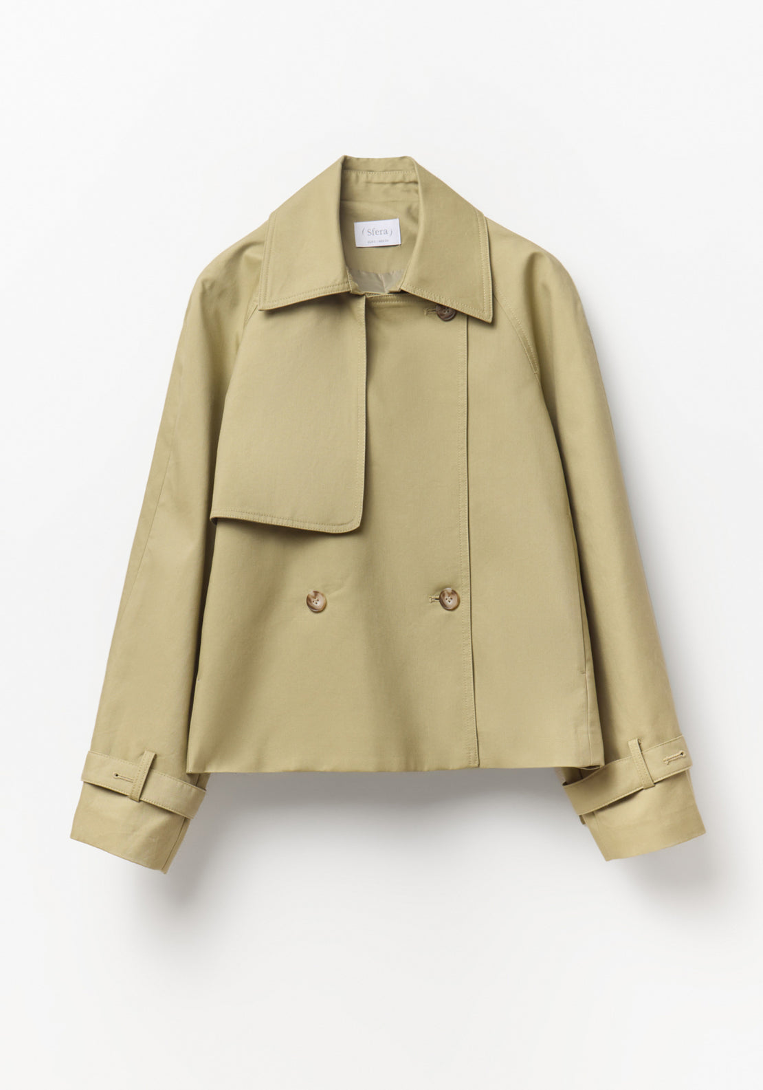 Short Trench Coat - Beige