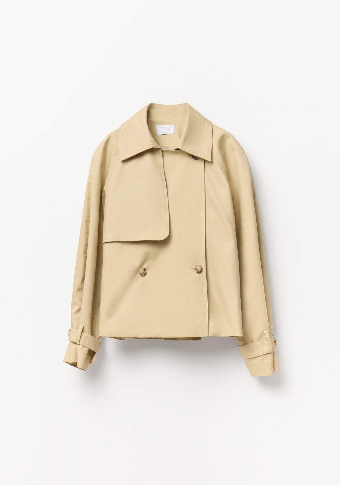 Short Trench Coat - Brown