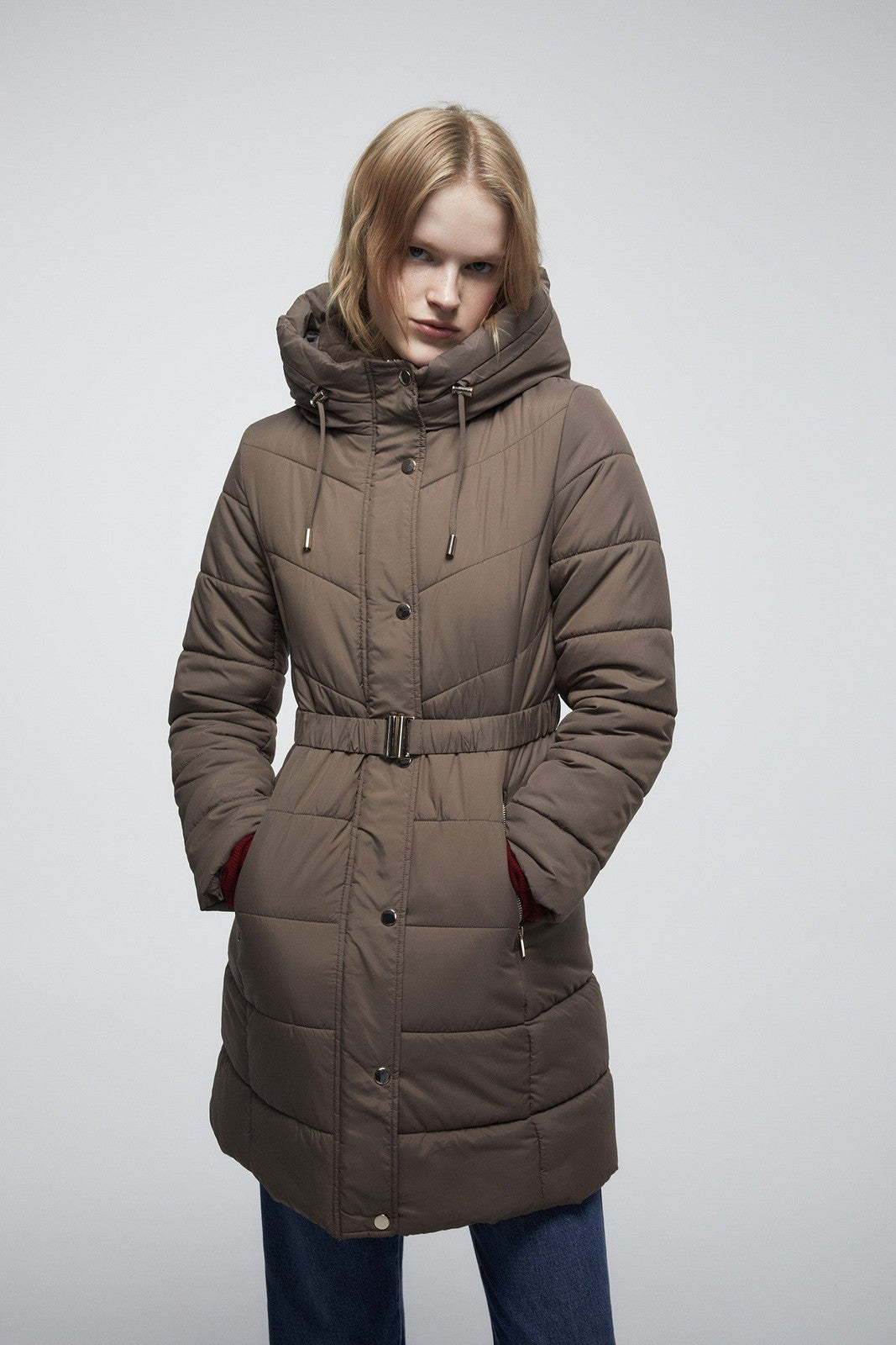 Long Parka - Melange Oscur