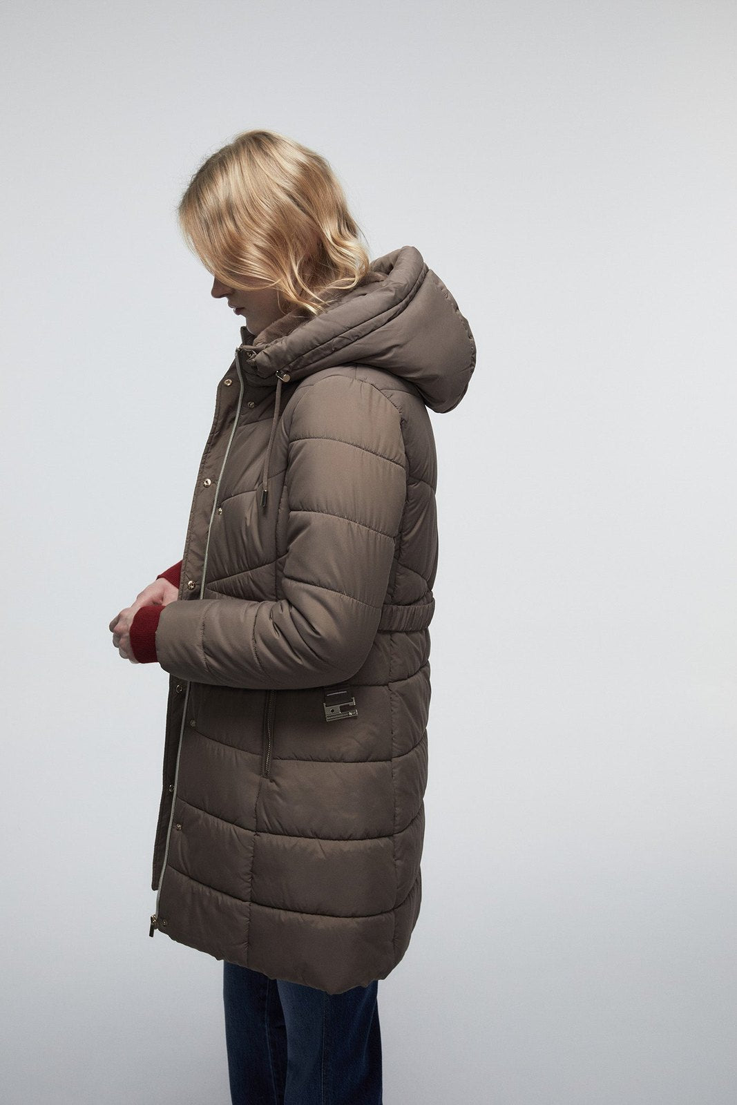 Long Parka - Melange Oscur