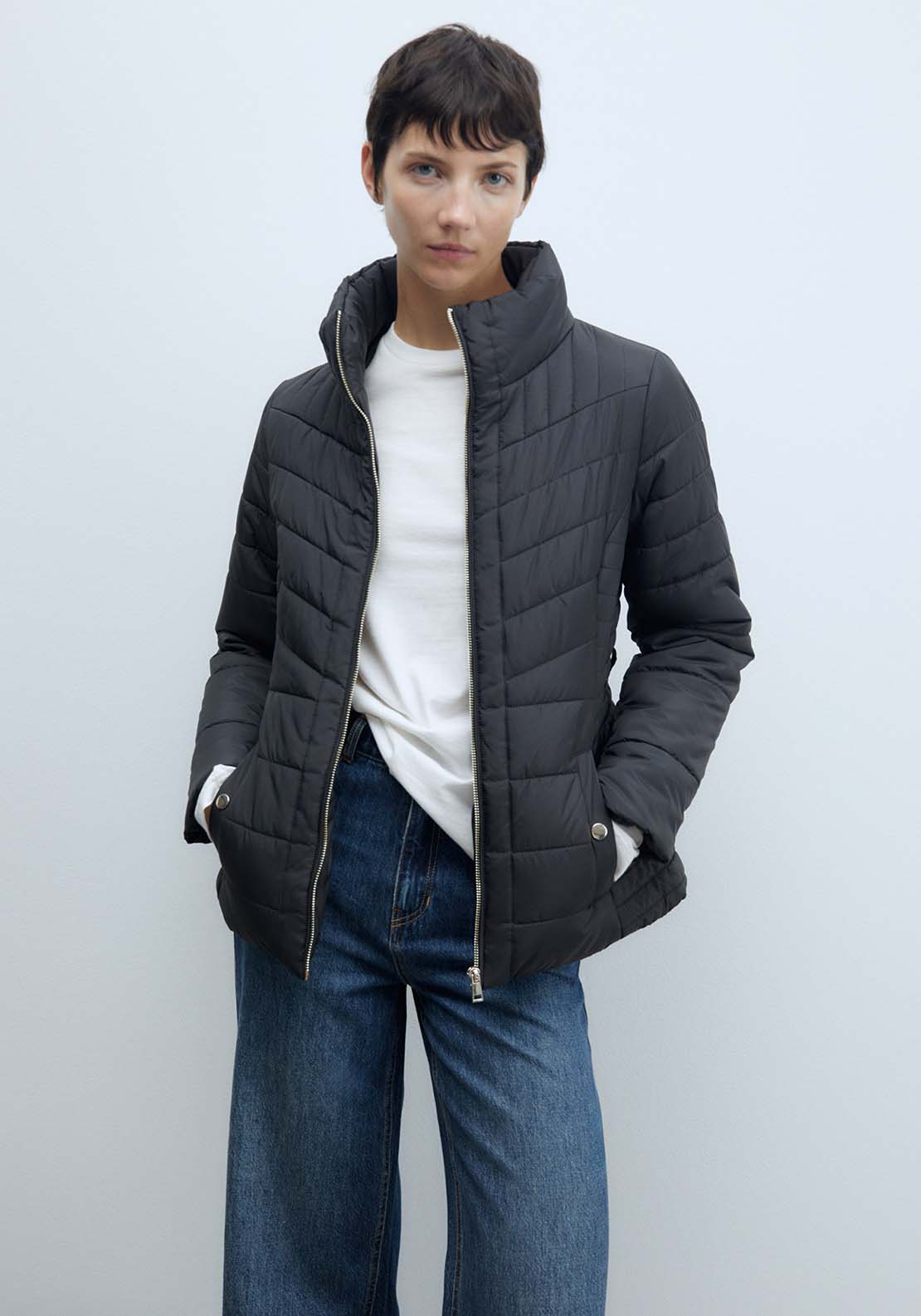 Sfera Short Parka - Black 1 Shaws Department Stores