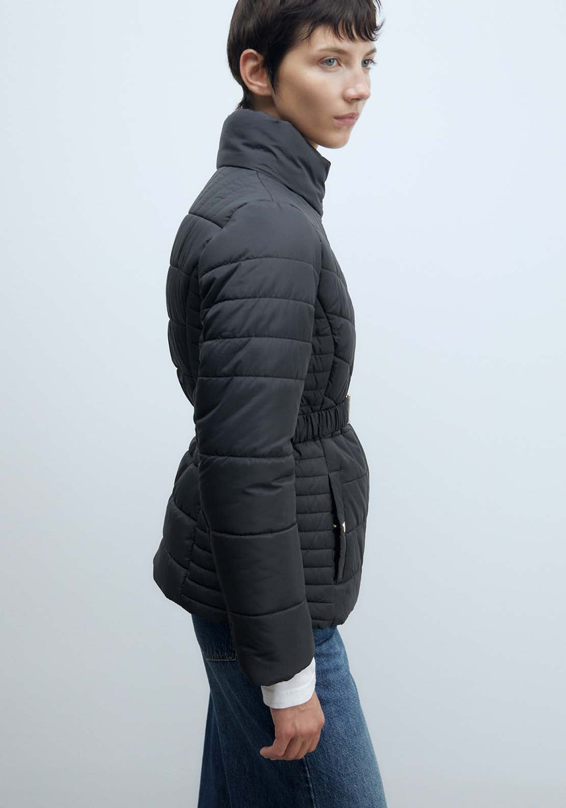 Sfera Short Parka - Black 3 Shaws Department Stores