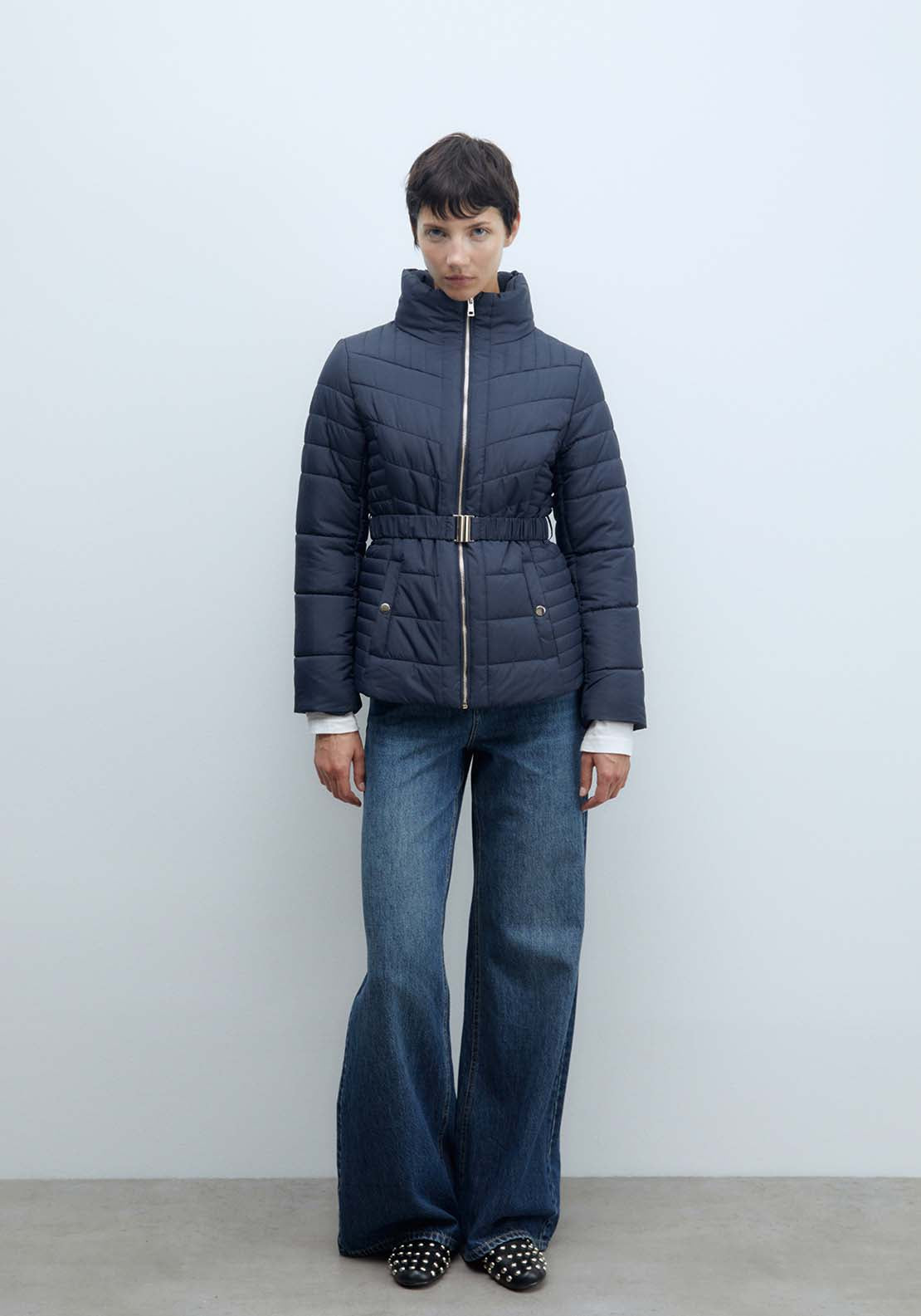 Sfera Short Parka - Navy 4 Shaws Department Stores