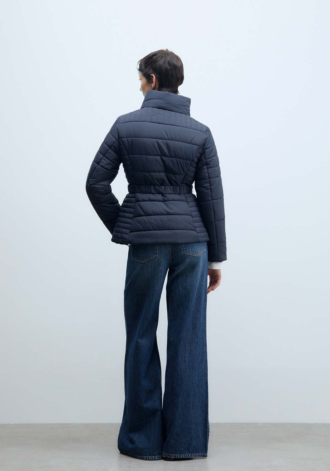 Sfera Short Parka - Navy 3 Shaws Department Stores