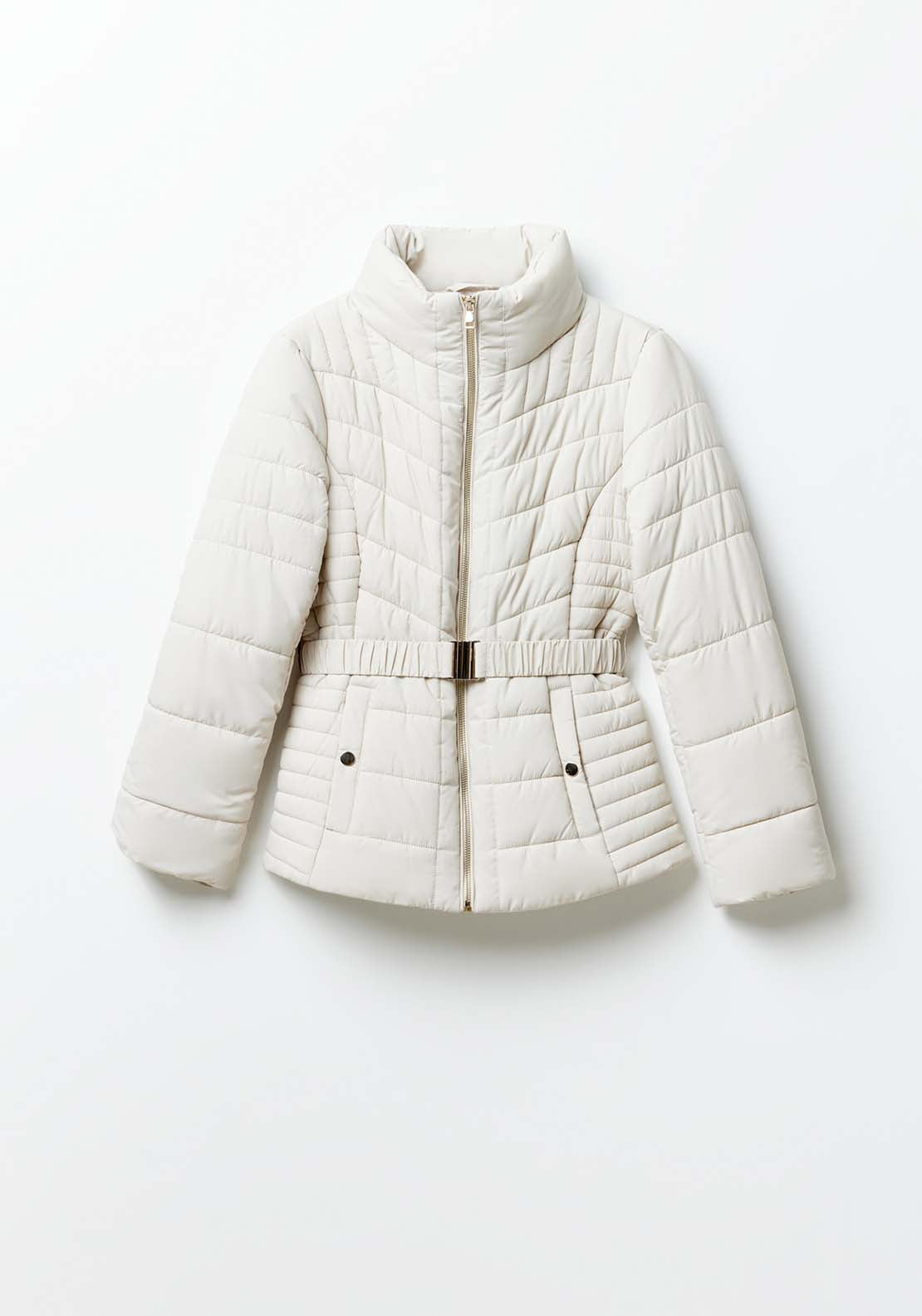 Sfera Short Parka - Ecru 5 Shaws Department Stores